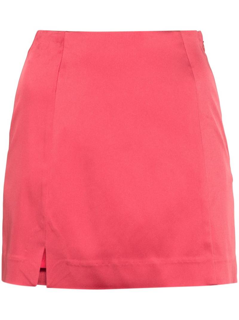 Cult Gaia Flor satin mini skirt - Pink von Cult Gaia