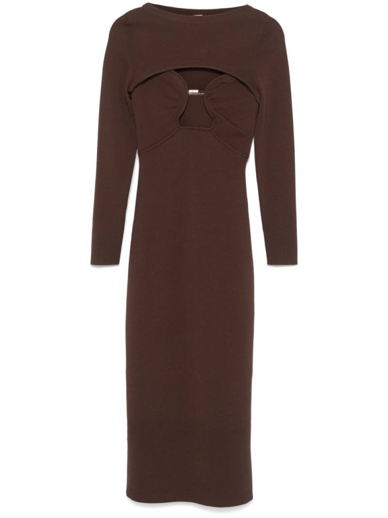 Cult Gaia Jenny midi dress - Brown von Cult Gaia