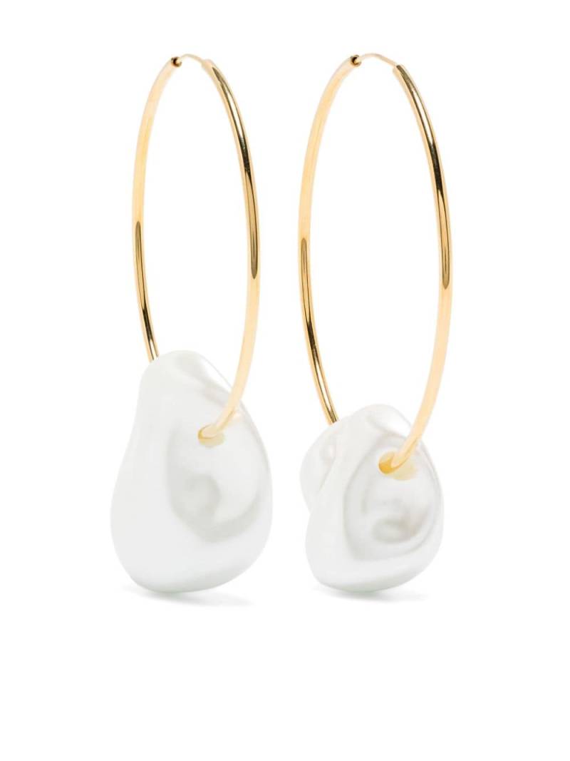 Cult Gaia Juno hoop earrings - Gold von Cult Gaia