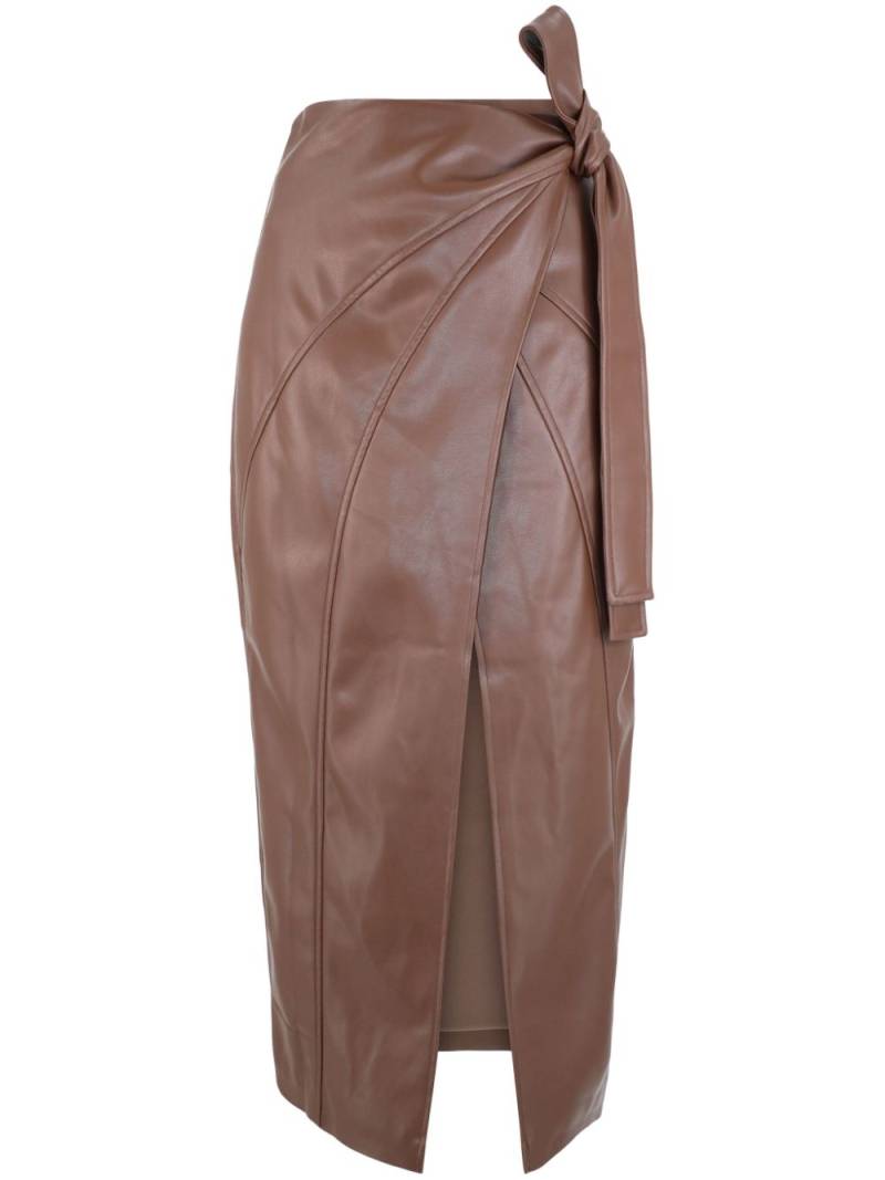 Cult Gaia Kyarah skirt - Brown von Cult Gaia