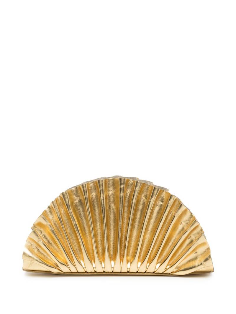 Cult Gaia Nala shell-detail mini clutch - Gold von Cult Gaia