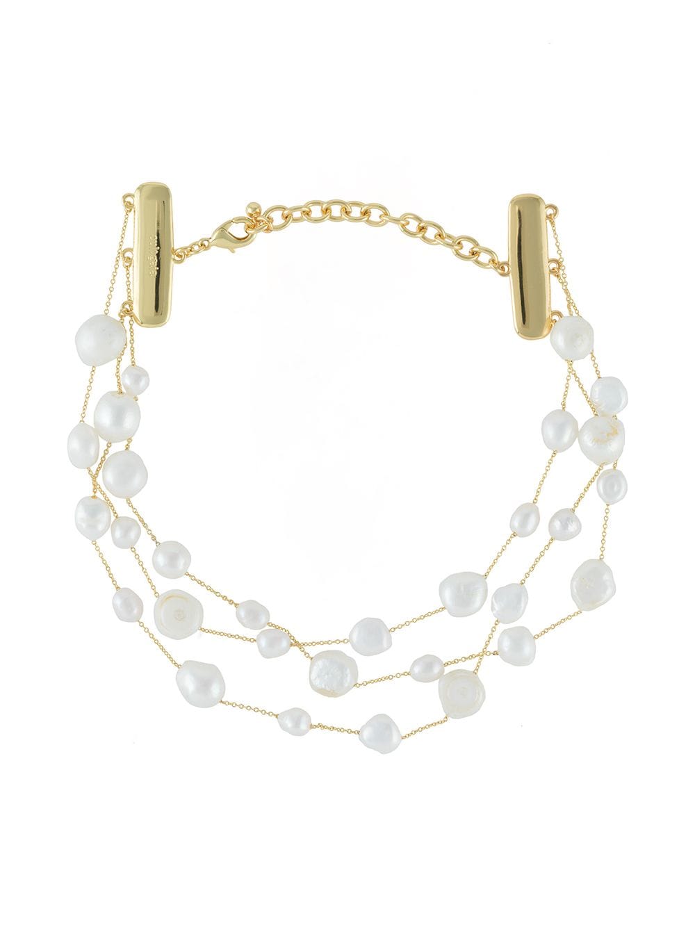 Cult Gaia Nyala pearl chocker - Gold von Cult Gaia