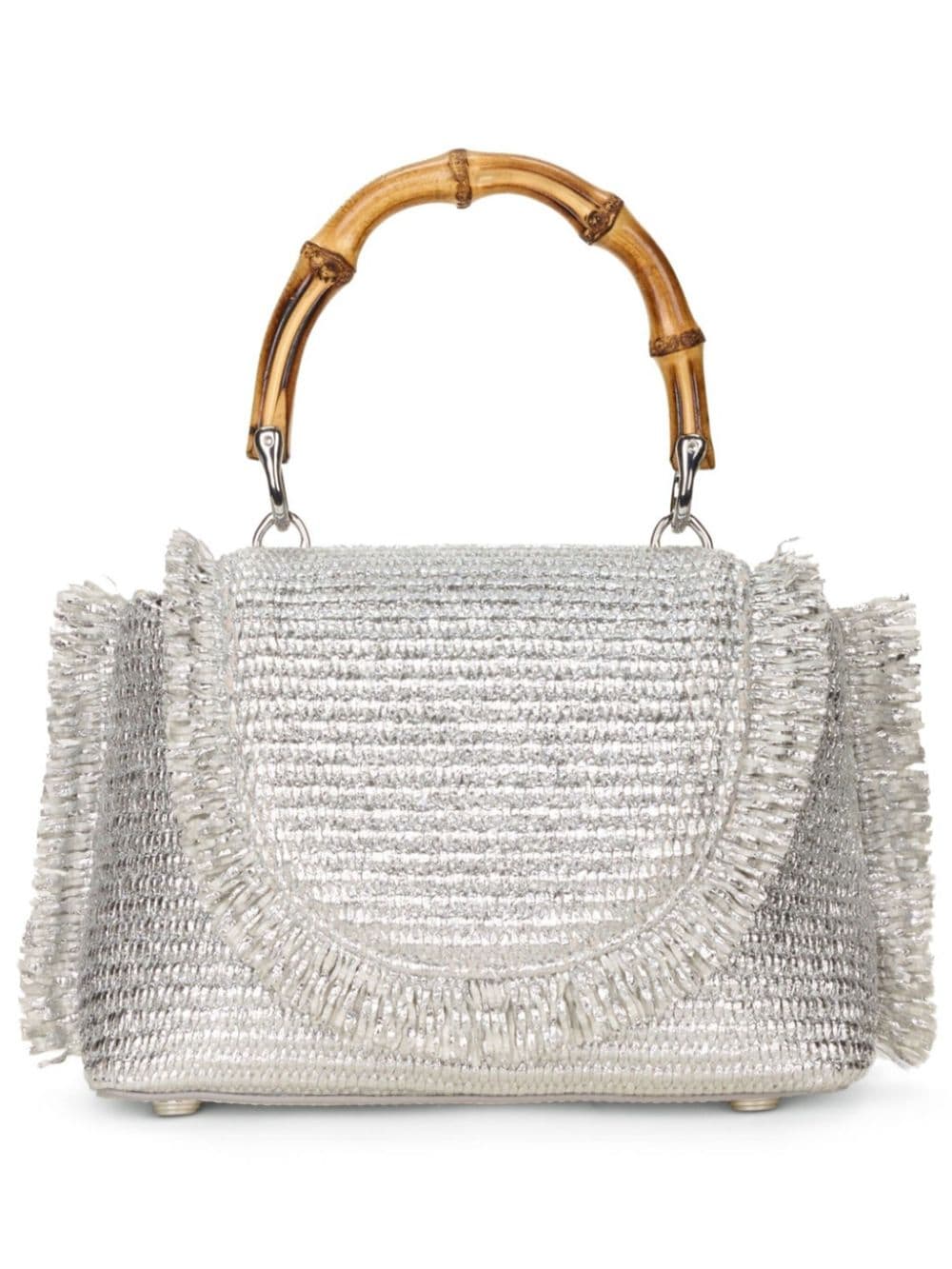 Cult Gaia Ozzy metallic-effect mini bag - Silver von Cult Gaia