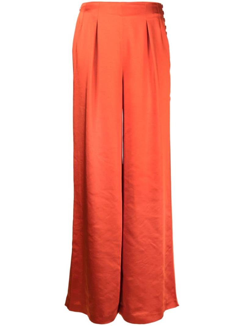 Cult Gaia Valencia satin palazzo pants - Orange von Cult Gaia