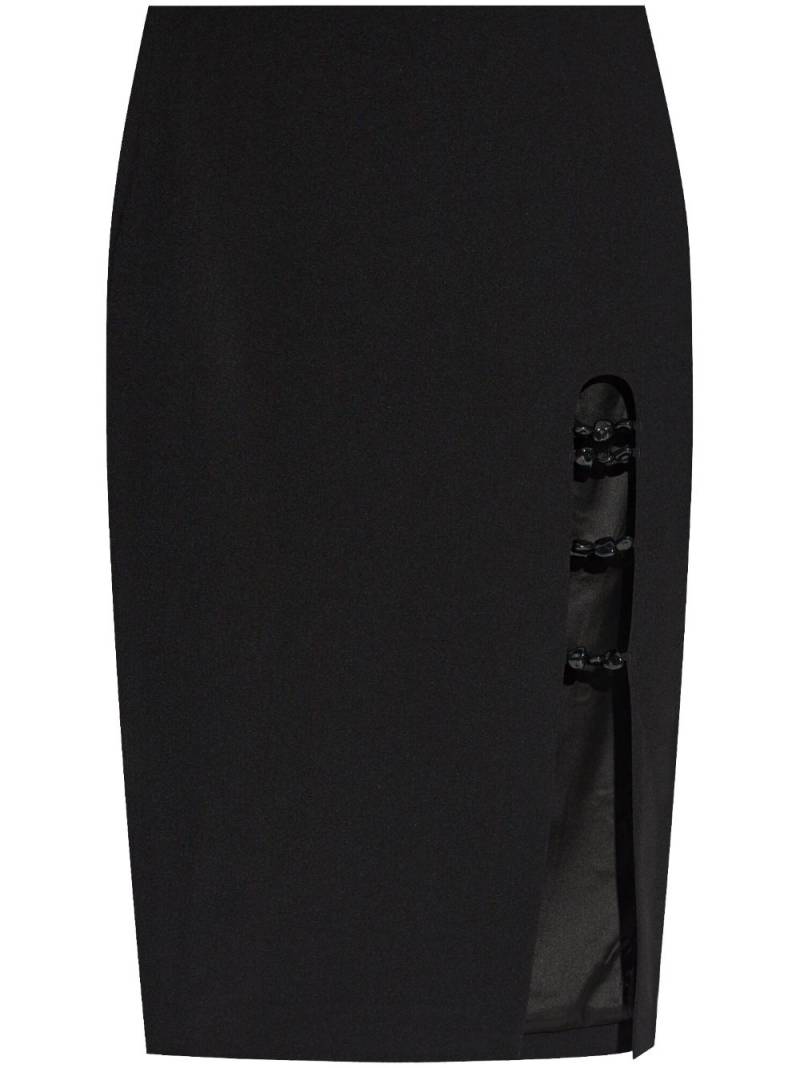 Cult Gaia cut-out detailed midi skirt - Black von Cult Gaia