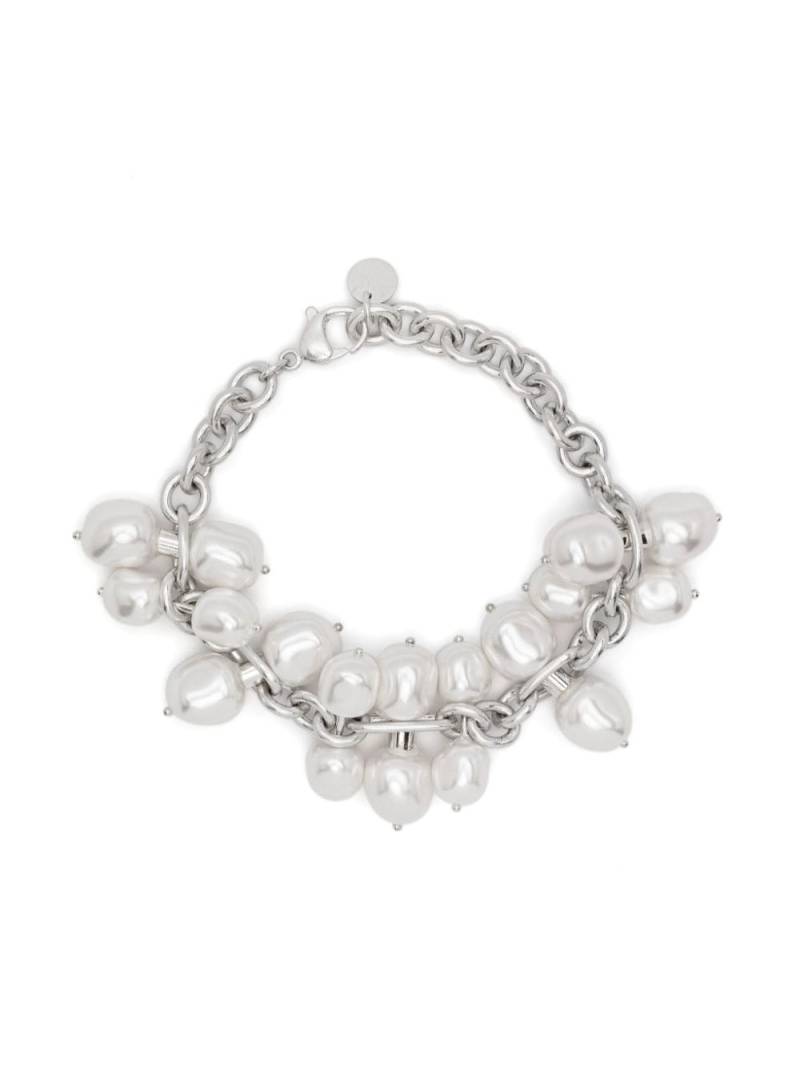 Cult Gaia faux-pearl bracelet - Silver von Cult Gaia