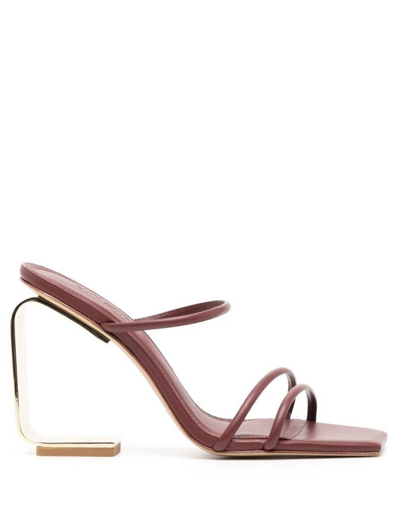 Cult Gaia sculpted heel sandals - Brown von Cult Gaia