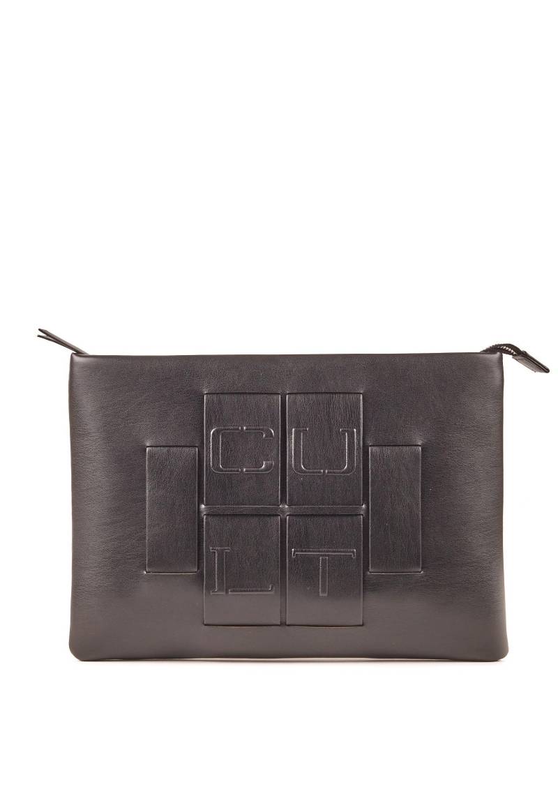 Clutchtasche Mit Innentasche Damen Schwarz ONE SIZE von Cult