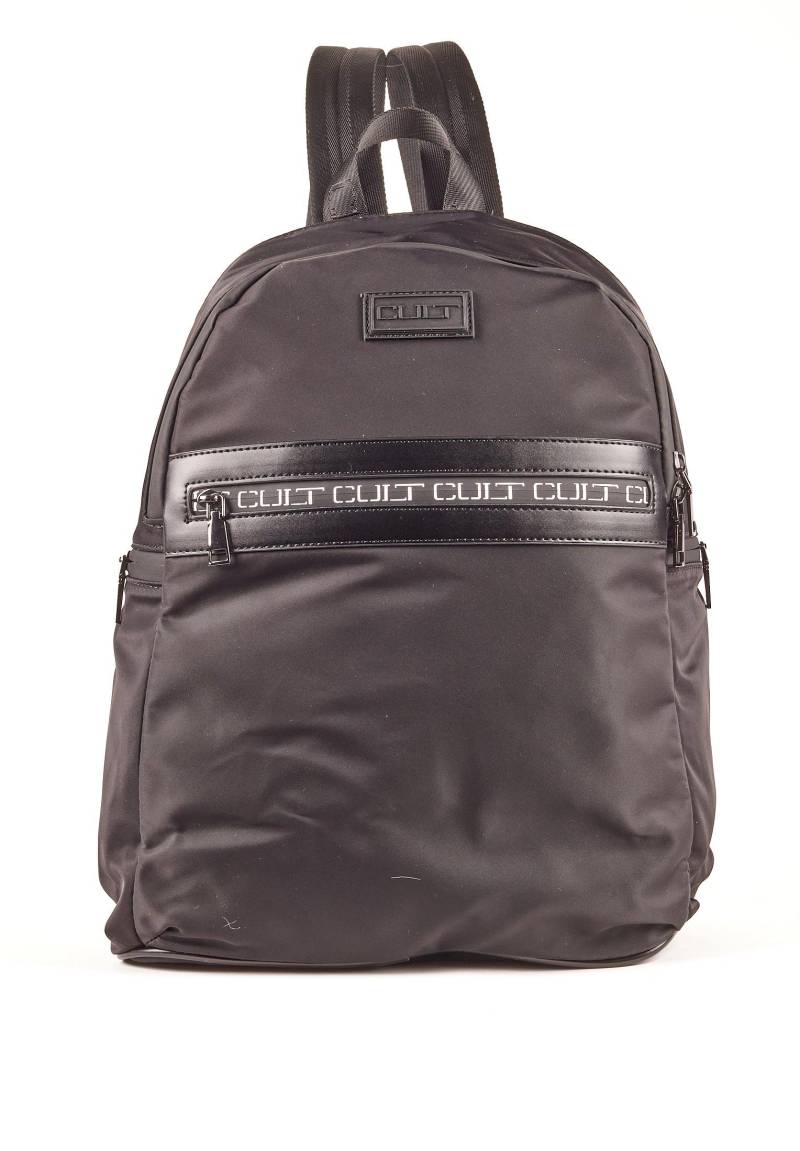 Rucksack Mit Reißverschluss Damen Schwarz ONE SIZE von Cult