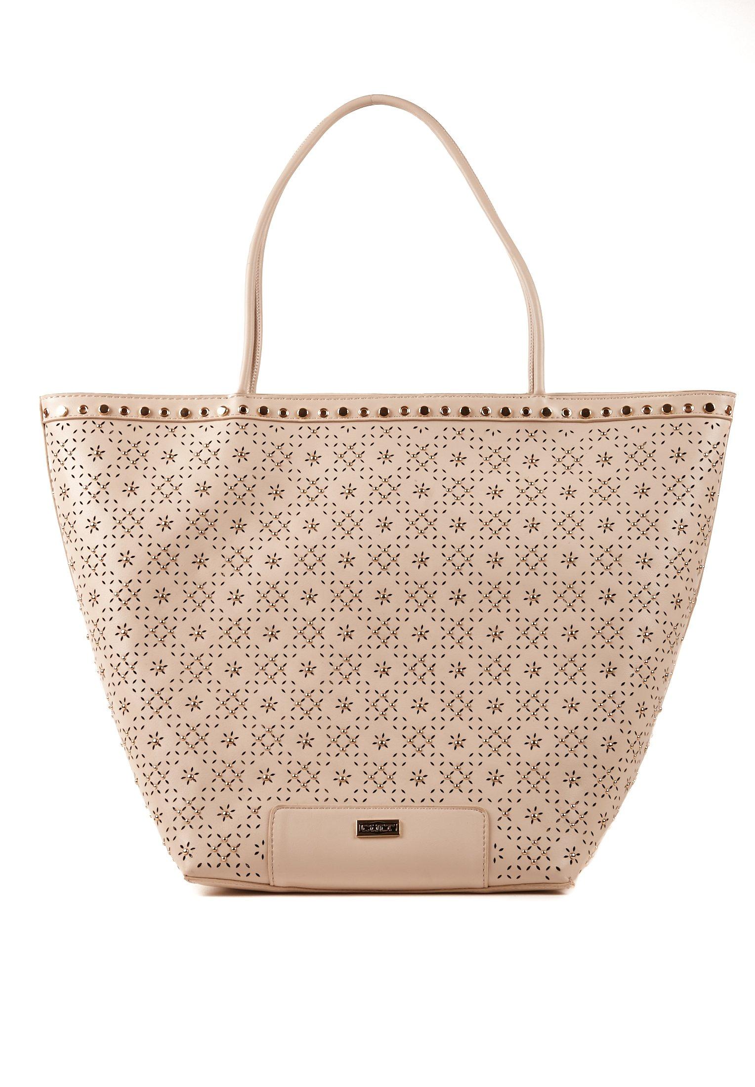 Shopper Tasche Mit Innentasche Damen Beige ONE SIZE von Cult