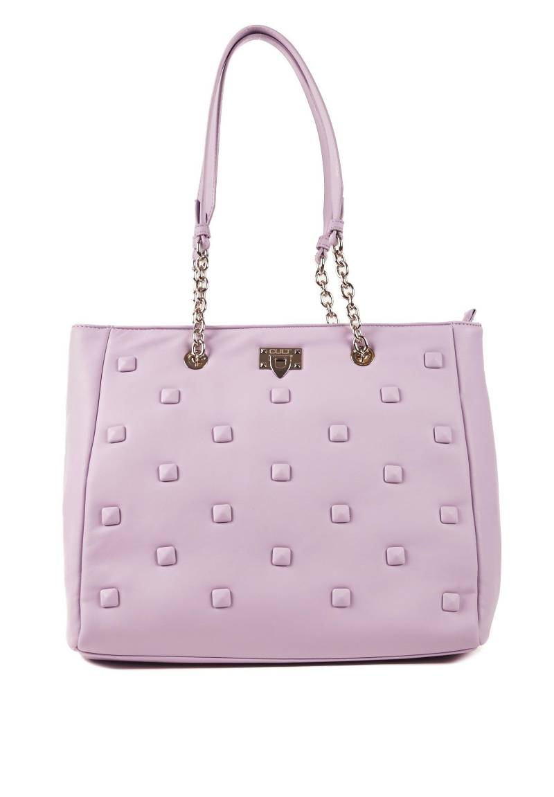 Shopper Tasche Mit Innentasche Damen Violett ONE SIZE von Cult