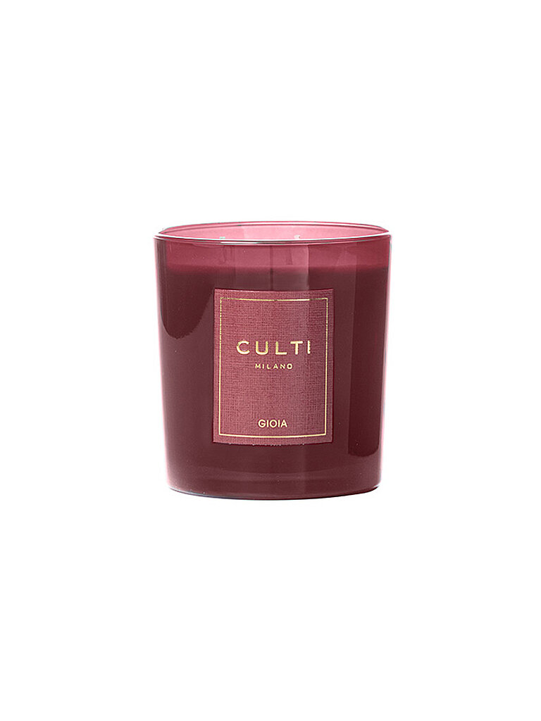 CULTI Weihnachtskerze GIOIA 550g Rot dunkelrot von Culti