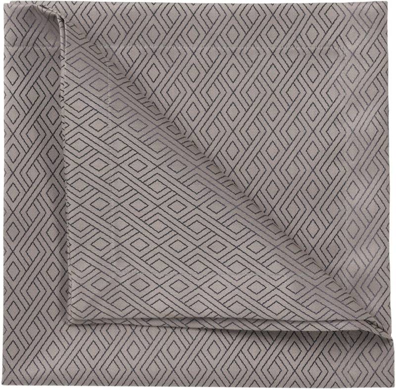 Curt Bauer Stoffserviette »3947 Riga, mit Rautenmotiv, Damast-Tischwäsche«, (Set, 2 St.), aus 59% Baumwolle, 41% Polyester, merzerisiert, mit Fleckschutz von Curt Bauer