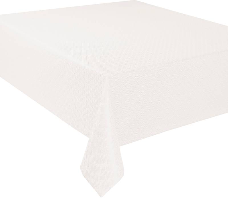 Curt Bauer Tischdecke »3947 Riga, mit Rautenmotiv, Damast-Tischwäsche«, (1 St.), aus 59% Baumwolle, 41% Polyester, merzerisiert, mit Fleckschutz von Curt Bauer