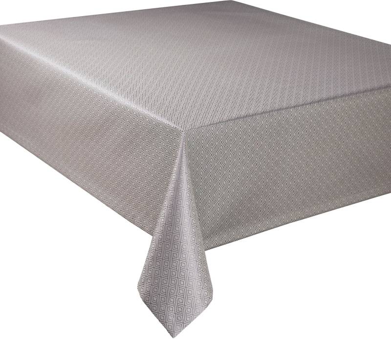 Curt Bauer Tischdecke »3947 Riga, mit Rautenmotiv, Damast-Tischwäsche«, (1 St.), aus 59% Baumwolle, 41% Polyester, merzerisiert, mit Fleckschutz von Curt Bauer