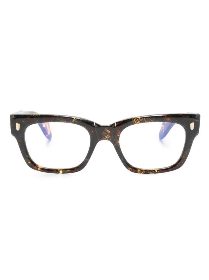 Cutler & Gross 1391 rectangle-frame glasses - Brown von Cutler & Gross