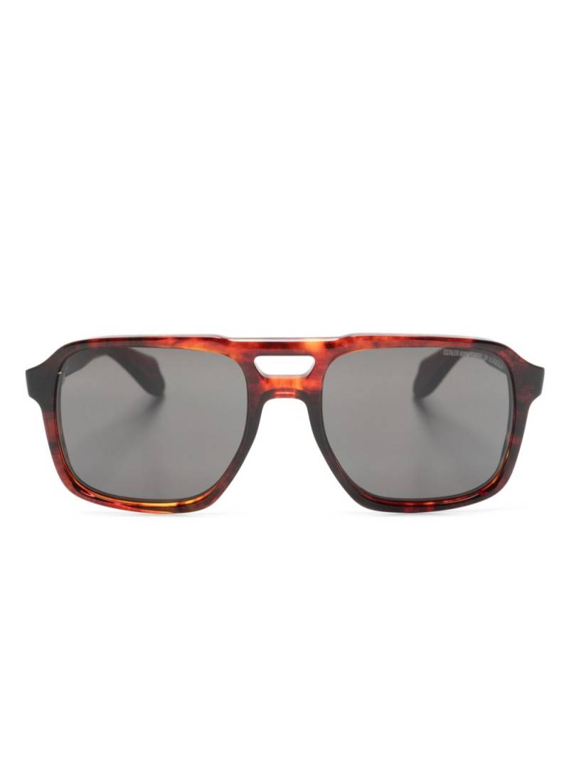 Cutler & Gross 1394 pilot-frame sunglasses - Red von Cutler & Gross