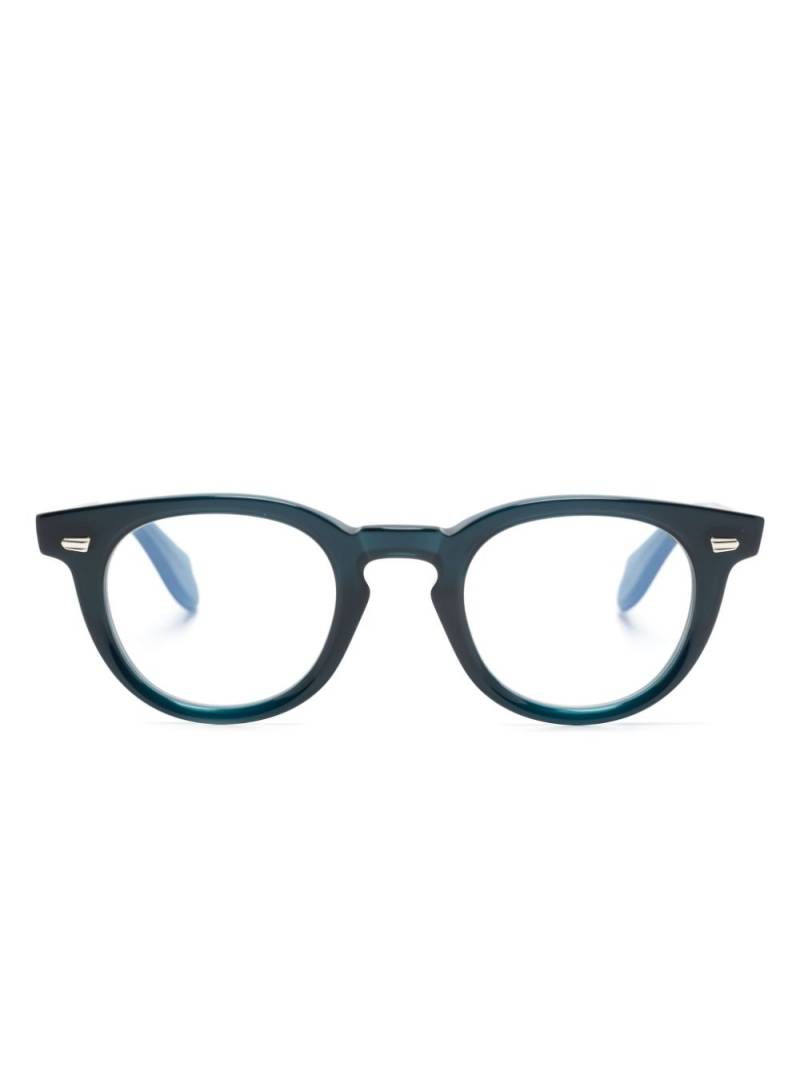 Cutler & Gross 1405 round-frame glasses - Blue von Cutler & Gross