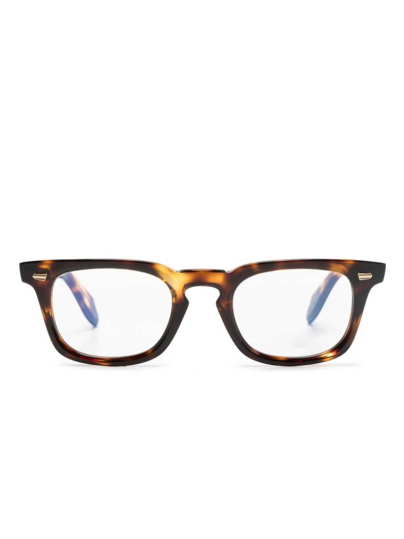 Cutler & Gross 1406 square-frame glasses - Brown von Cutler & Gross