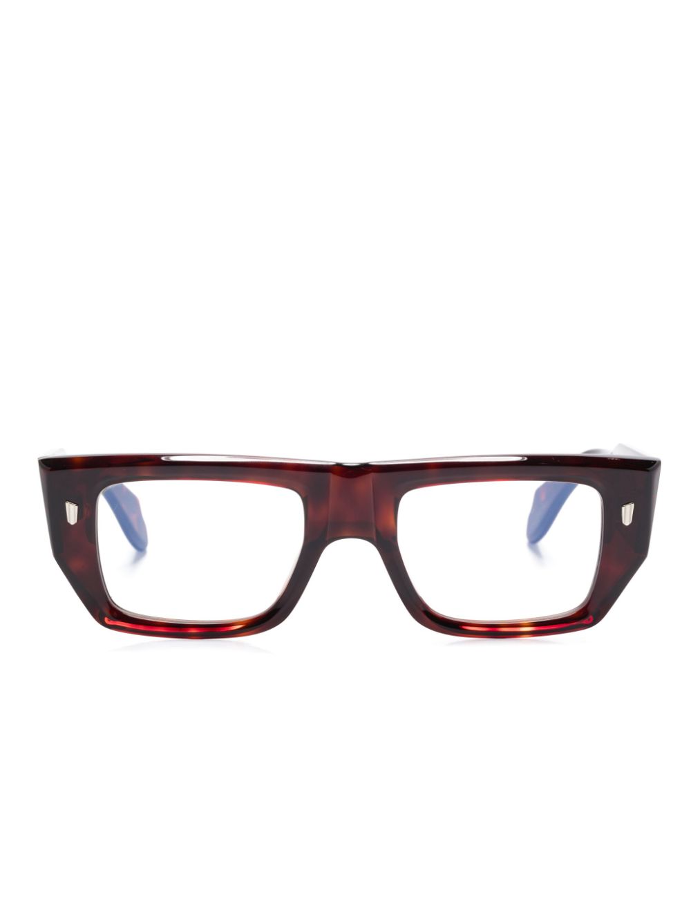 Cutler & Gross 1413 rectangle-frame glasses - Brown von Cutler & Gross