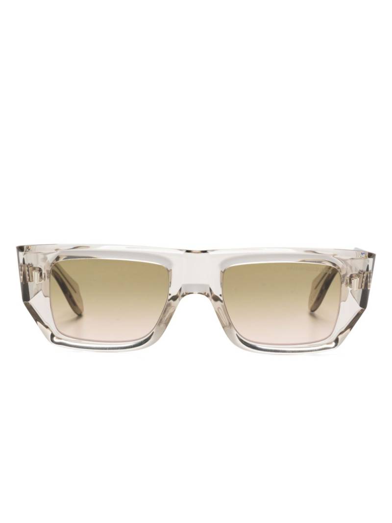 Cutler & Gross 1413 rectangle-frame sunglasses - Grey von Cutler & Gross