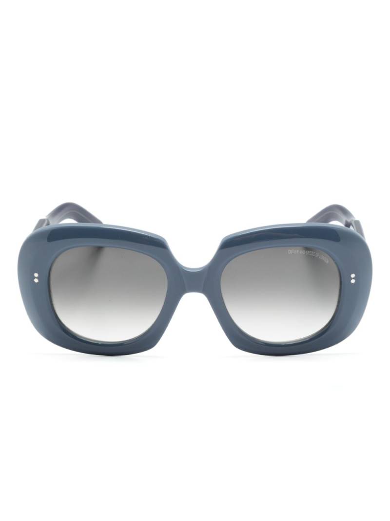 Cutler & Gross 9383 round-frame sunglasses - Blue von Cutler & Gross