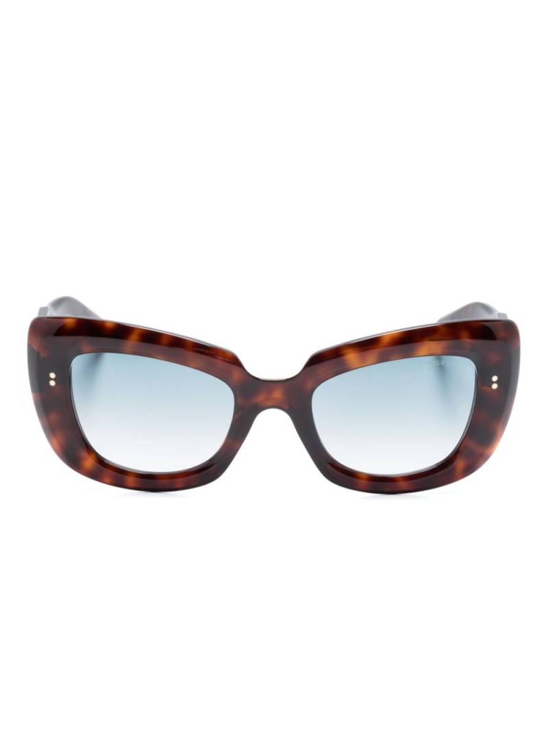 Cutler & Gross 9797 cat-eye sunglasses - Brown von Cutler & Gross