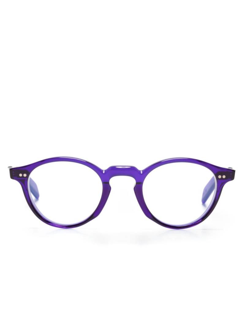 Cutler & Gross GR04 round-frame glasses - Blue von Cutler & Gross