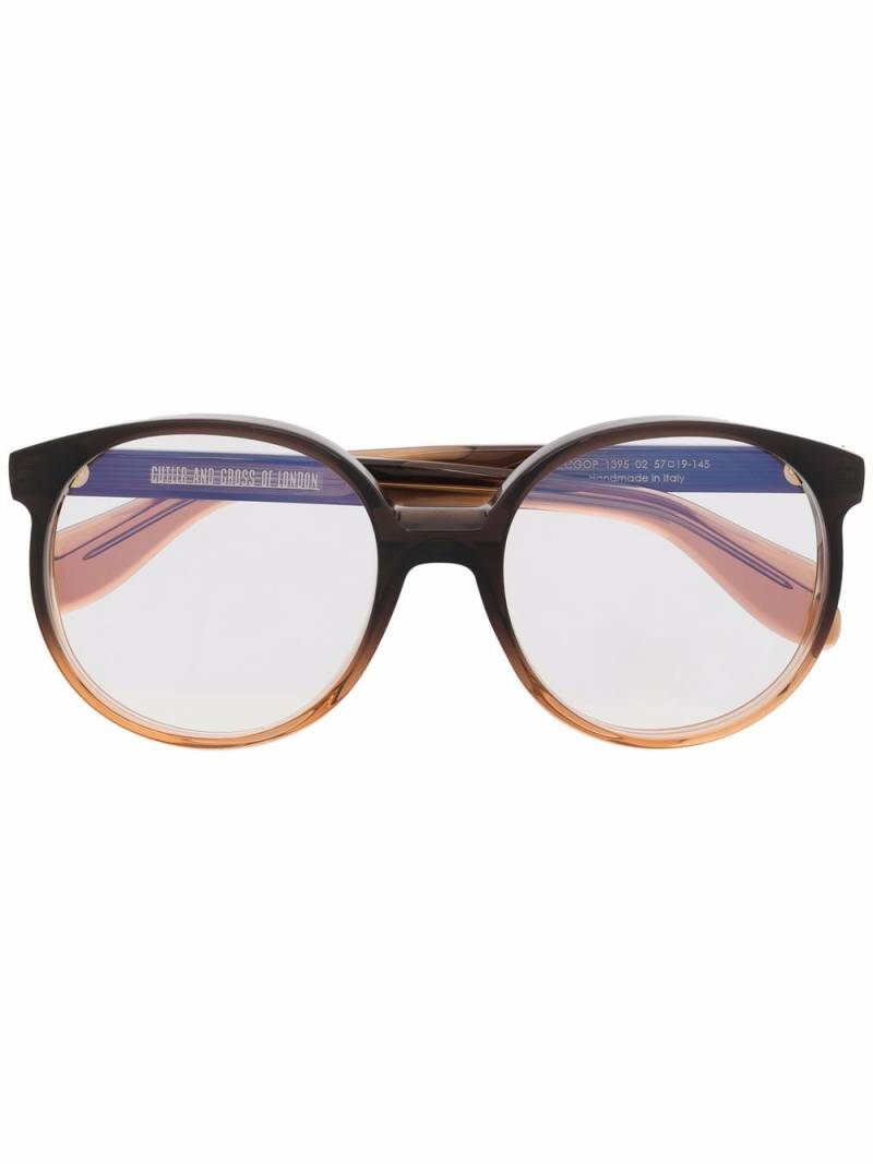 Cutler & Gross gradient-effect glasses - Brown von Cutler & Gross