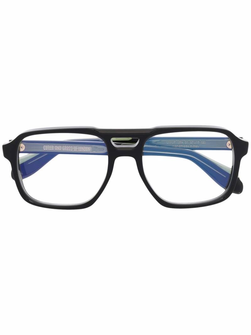 Cutler & Gross pilot-frame glasses - Black von Cutler & Gross