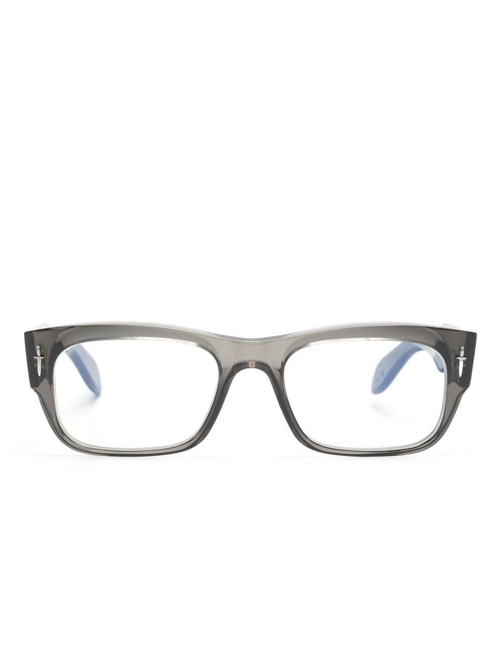 Cutler & Gross rectangle-frame glasses - Grey von Cutler & Gross