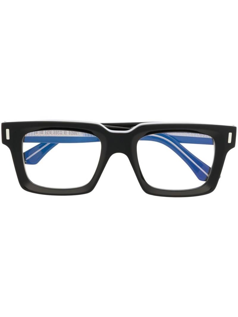 Cutler & Gross square frame glasses - Black von Cutler & Gross