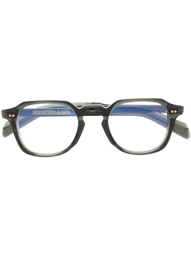 Cutler & Gross square-frame glasses - Grey von Cutler & Gross