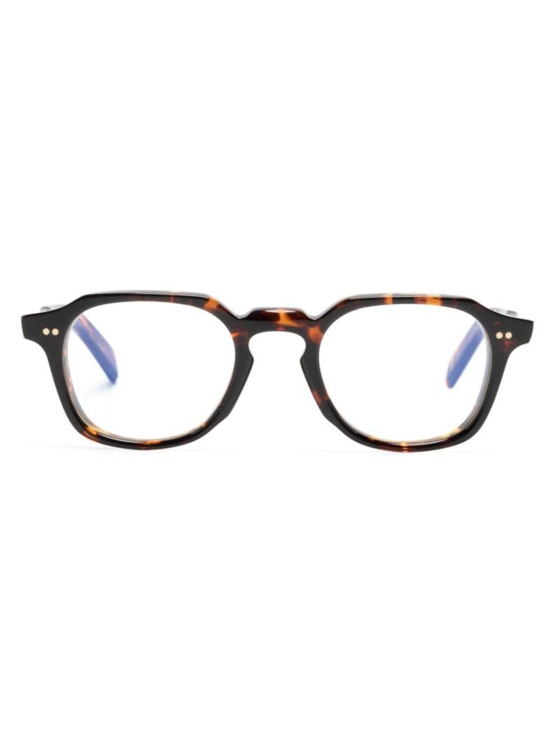 Cutler & Gross tortoiseshell-effect oval-frame glasses - Brown von Cutler & Gross