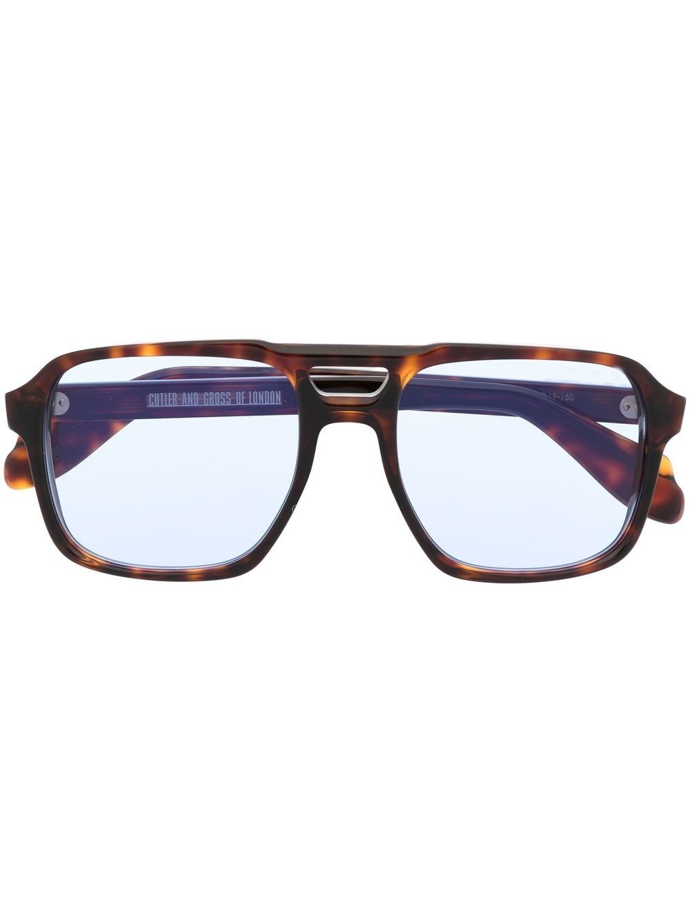 Cutler & Gross tortoiseshell-effect pilot-frame sunglasses - Brown von Cutler & Gross