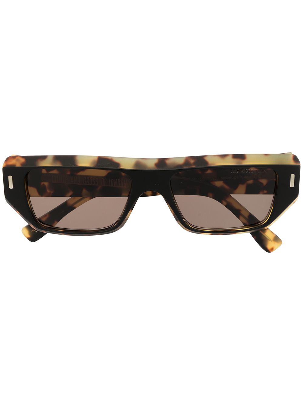 Cutler & Gross tortoiseshell rectangle-frame sunglasses - Brown von Cutler & Gross