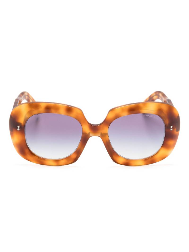 Cutler & Gross tortoiseshell square-frame sunglasses - Brown von Cutler & Gross