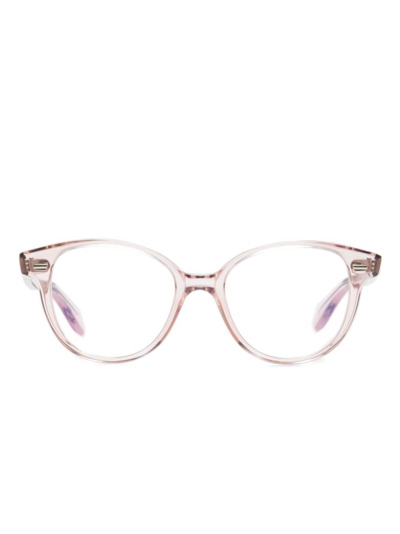 Cutler & Gross translucent round-frame glasses - Pink von Cutler & Gross