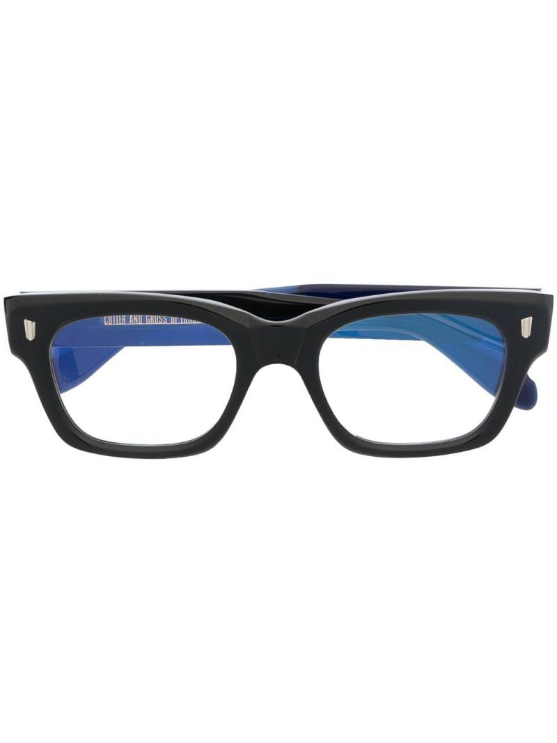 Cutler & Gross two-tone wayfarer-frame glasses - Black von Cutler & Gross