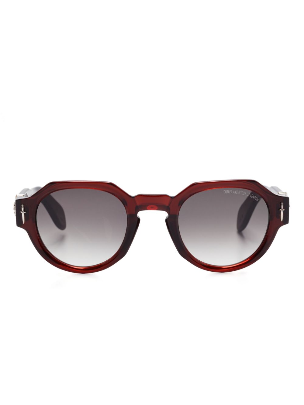 Cutler & Gross x The Great Frog Lucky Diamond sunglasses - Red von Cutler & Gross