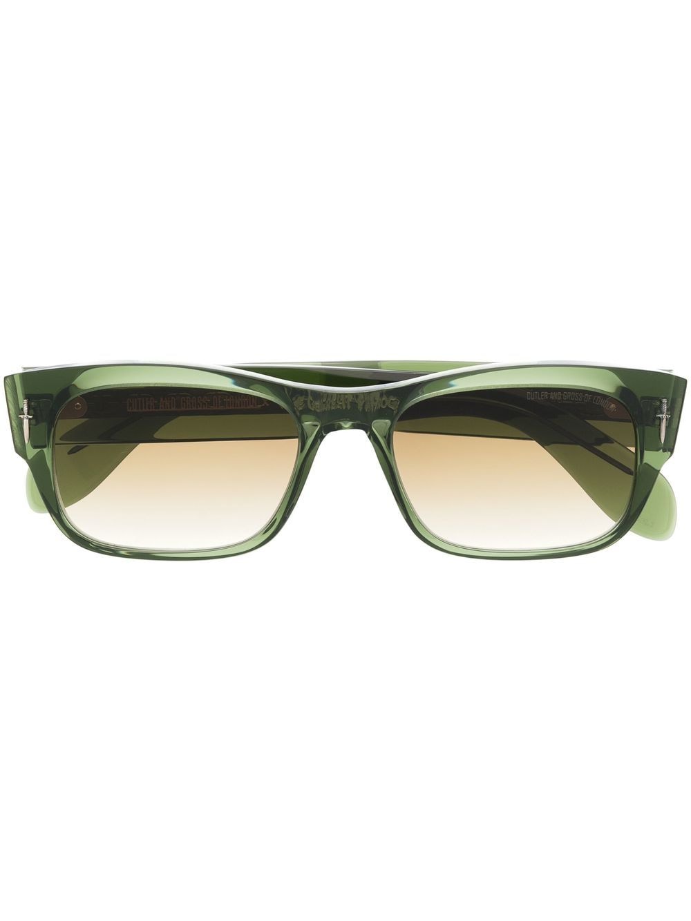Cutler & Gross x The Great Frog square-frame sunglasses - Green von Cutler & Gross
