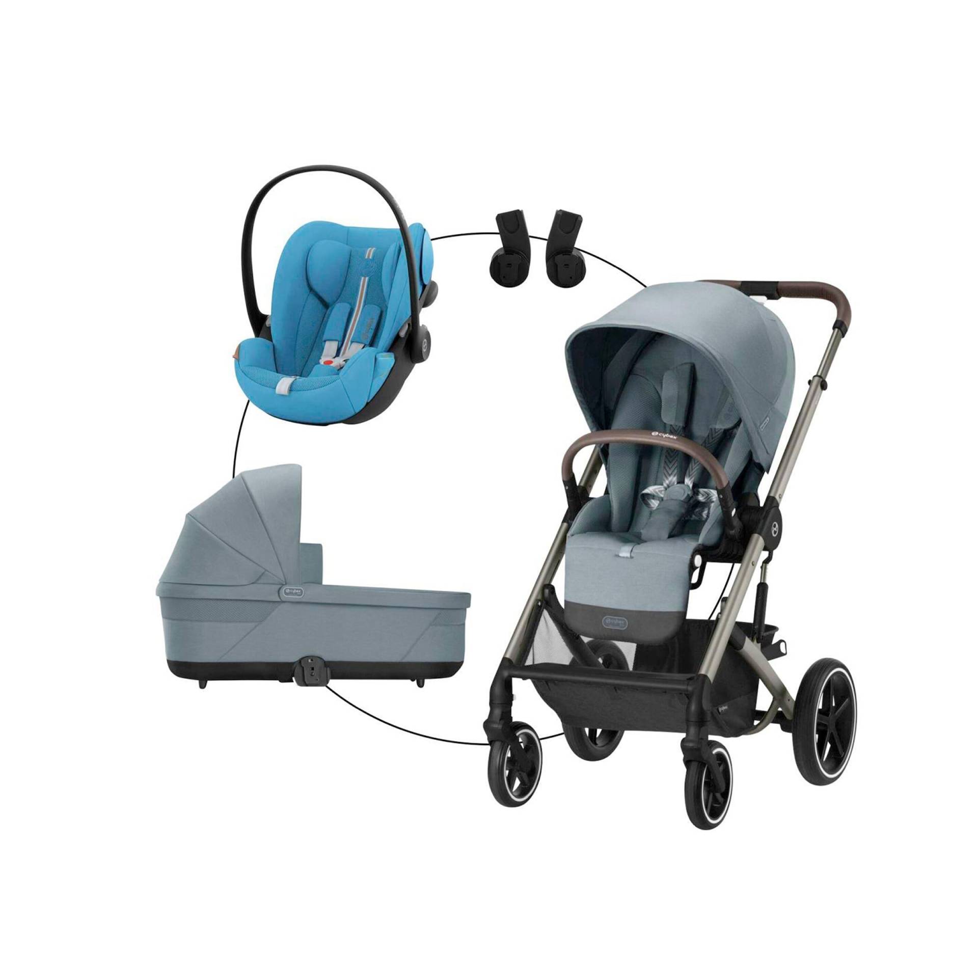 Kombikinderwagen Balios S Lux Trio-Set inkl. Babyschale Cloud G i-Size von Cybex