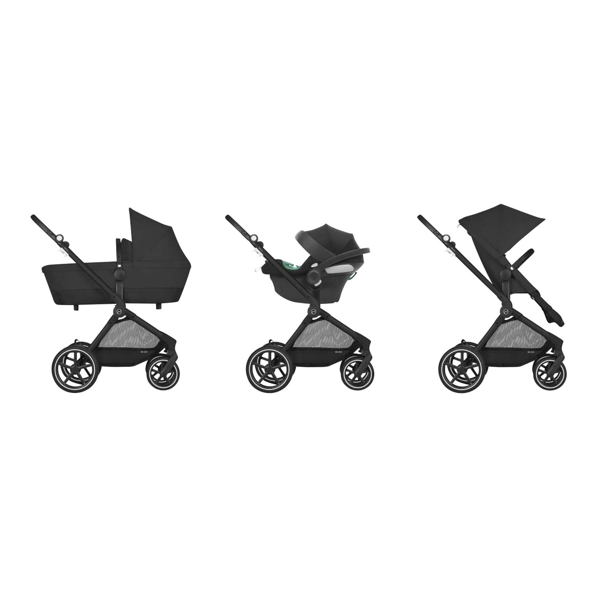 Kombikinderwagen Eos Lux Trio-Set inkl. Babyschale Aton B2 i-Size Kombikinderwagen Eos Lux Trio-Set inkl. Babyschale Aton B2 i-Size von Cybex