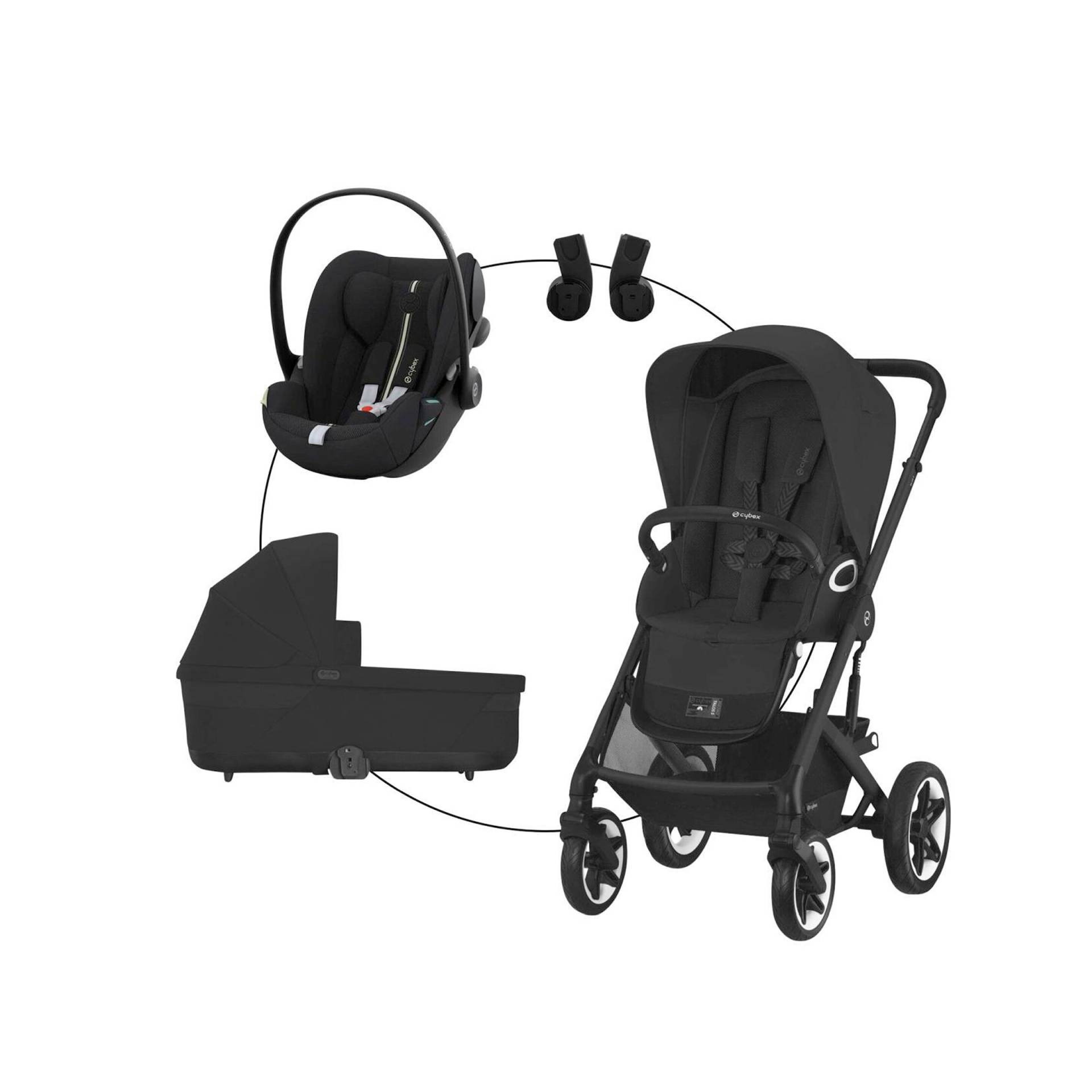 Kombikinderwagen Talos S Lux Trio-Set inkl. Babyschale Cloud G i-Size von Cybex