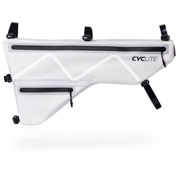 Cyclite - Frame Bag Large - Velotasche Gr 3,6 l grau;weiß von Cyclite