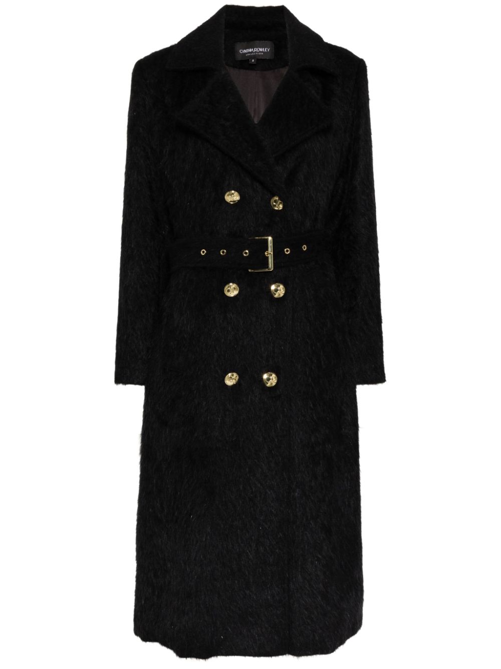 Cynthia Rowley Heritage double-breasted coat - Black von Cynthia Rowley