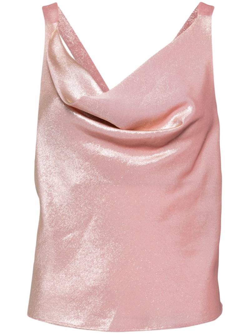 Cynthia Rowley Lya silk top - Pink von Cynthia Rowley