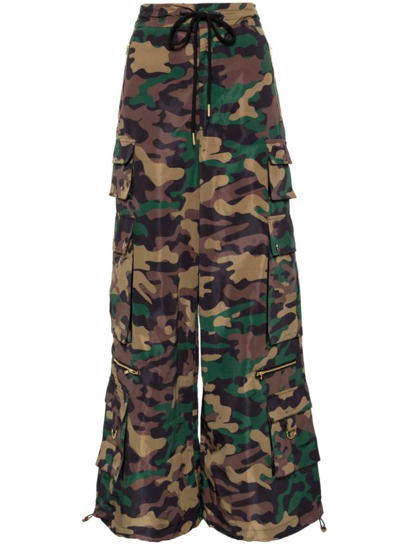 Cynthia Rowley camouflage track pants - Green von Cynthia Rowley