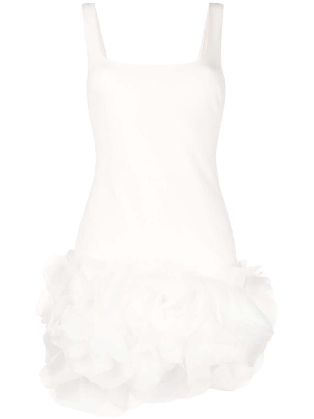 Cynthia Rowley flower-appliqué sleeveless minidress - White von Cynthia Rowley