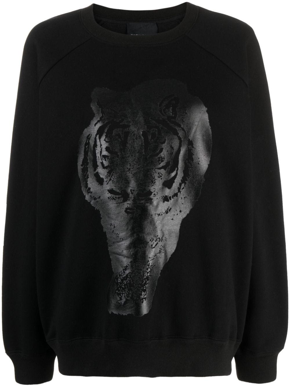 Cynthia Rowley graphic-print cotton sweatshirt - Black von Cynthia Rowley